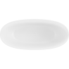 Mexen Bari baignoire autonome en conglomérat 165 x 75 cm, Blanc mat - 57221657500
