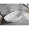 Mexen Bari baignoire autoportante en conglomérat 165 x 75 cm, blanc mat - 57221657500