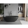 Mexen Bari baignoire autoportante en composite 165 x 75 cm, noir mat - 57221657570
