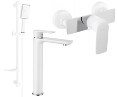 Mexen Alfa DF54 ensemble de douche, blanc/chrome - 745714DF54-02