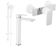 Mexen Alfa DQ40 ensemble de douche, blanc/chrome - 745714DQ40-02