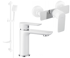 Mexen Alfa DF62 ensemble de douche, blanc/chromé - 745704DF62-02