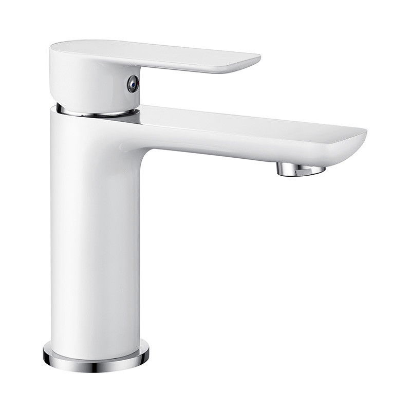 Mexen Alfa robinet de lavabo, Blanc/Chrome - 745700-02