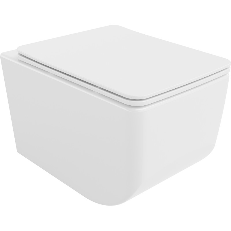 Mexen Vera cuvette WC Rimless avec abattant à descente lente slim, duroplast, blanc - 30164000