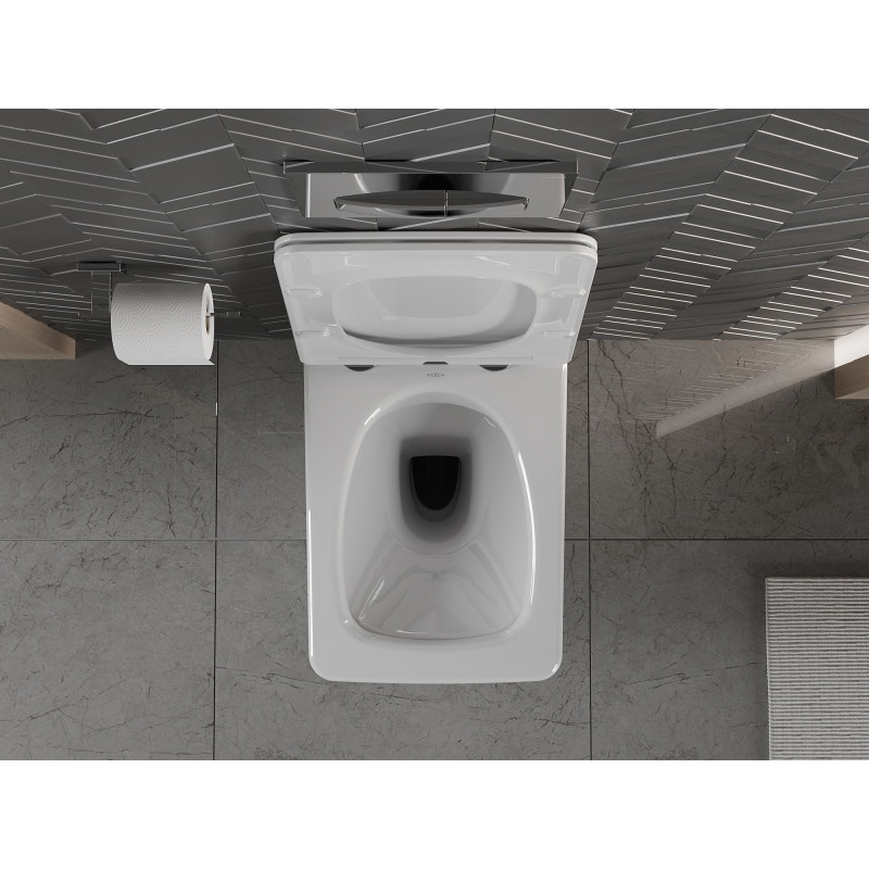 Mexen Vera cuvette WC Rimless avec abattant à descente progressive slim, duroplast, blanc - 30164000