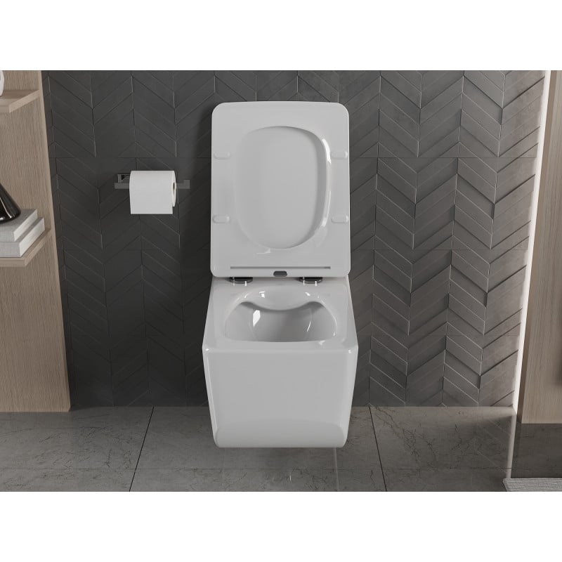 Mexen Vera cuvette WC sans rebord avec abattant à descente lente slim, duroplast, blanc - 30164000