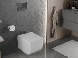 Mexen Vera cuvette WC sans rebord avec abattant à descente lente slim, duroplast, blanc - 30164000