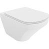 Cuvette WC Mexen Vito Rimless avec abattant à descente lente slim, duroplast, blanc brillant - 30174000