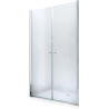 Mexen Texas porte de douche pivotante 70 cm, transparent, chrome - 880-070-000-01-00