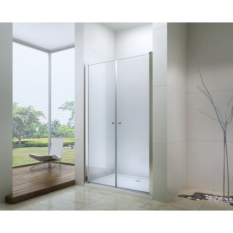 Mexen Texas porte de douche pivotante 70 cm, transparent, chromé - 880-070-000-01-00