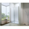 Mexen Texas porte de douche pivotante 70 cm, transparent, chrome - 880-070-000-01-00