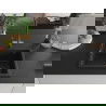 Mexen Pedro évier en granit à 1 cuve 560 x 460 mm, Noir/Argent métallique - 6508561000-73