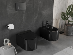 Bidet suspendu Mexen Sofia, noir - 35544870