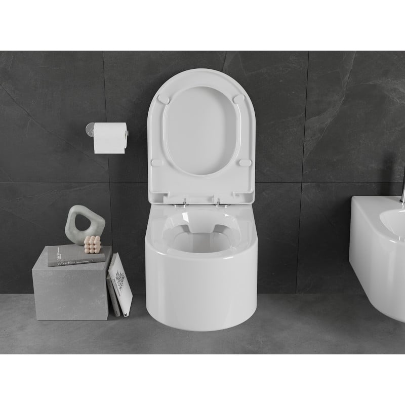 Mexen Sofia cuvette WC avec abattant à descente lente, dur, blanc brillant - 30798000