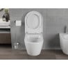 Mexen Rico cuvette WC sans bride avec abattant à descente lente rigide, blanc brillant - 30478000
