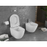 Mexen Lena cuvette WC avec abattant à fermeture lente, rigide, blanc brillant - 30298000