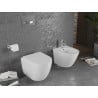 Mexen Lena bol de toilette dur Rimless siège à fermeture lente, Blanc - 30298000