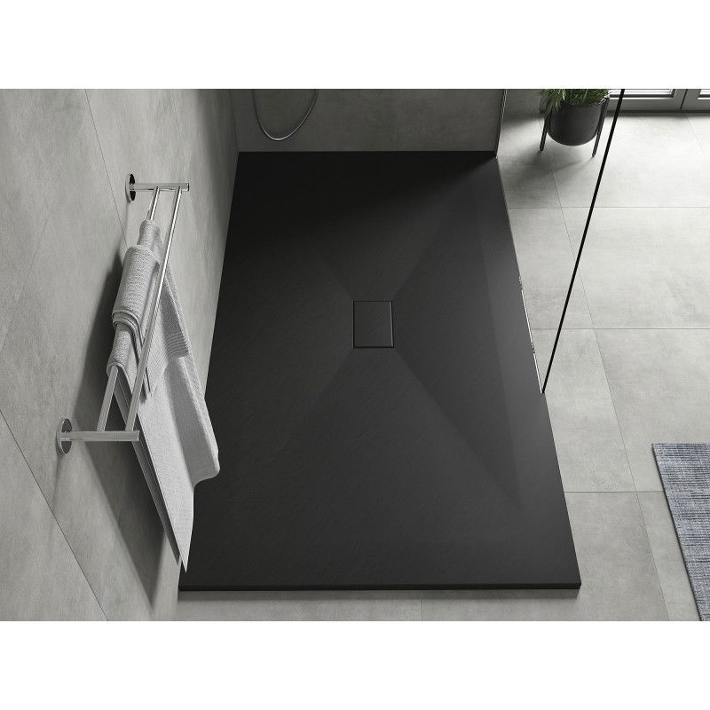 Mexen Hugo receveur de douche rectangulaire SMC 200 x 100 cm, noir - 42701020