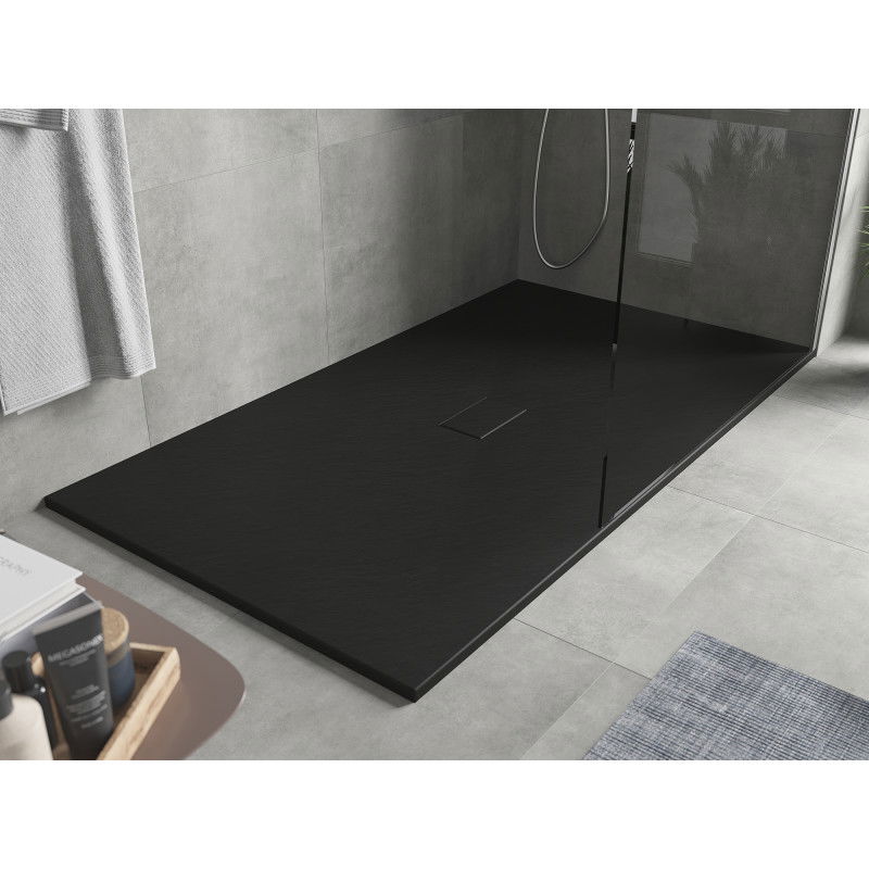 Mexen Hugo receveur de douche rectangulaire SMC 200 x 100 cm, noir - 42701020
