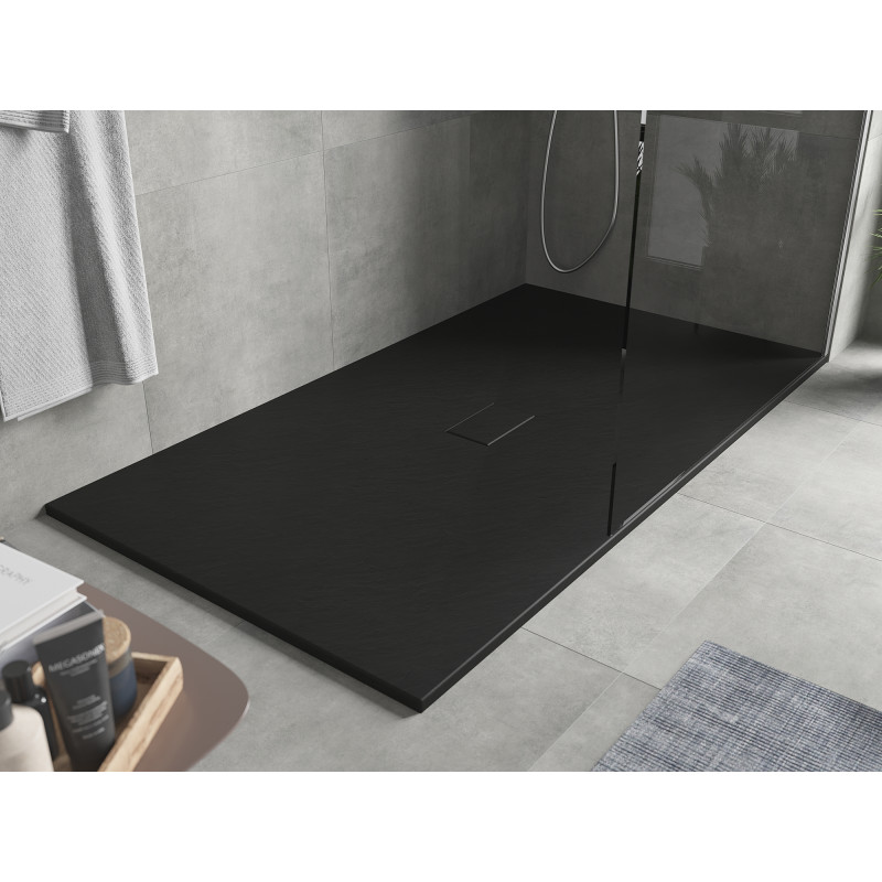 Mexen Hugo receveur de douche rectangulaire SMC 180 x 100 cm, noir - 42701018