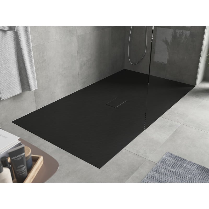 Mexen Hugo receveur rectangulaire SMC 170 x 100 cm, noir - 42701017