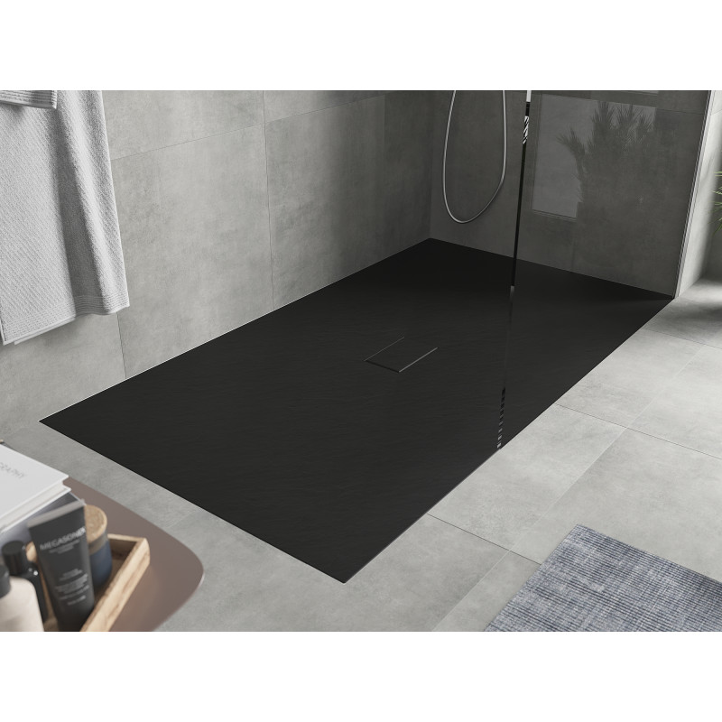 Mexen Hugo receveur rectangulaire SMC 160 x 100 cm, noir - 42701016