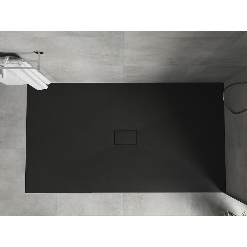 Mexen Hugo receveur de douche rectangulaire SMC 150 x 100 cm, noir - 42701015