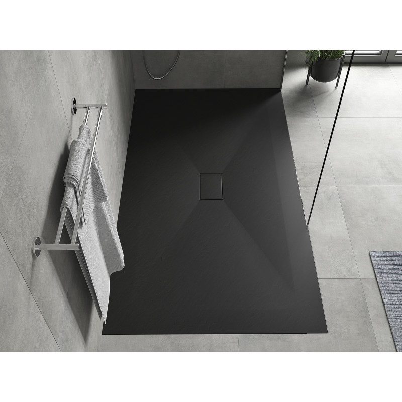 Mexen Hugo receveur de douche rectangulaire SMC 150 x 100 cm, noir - 42701015