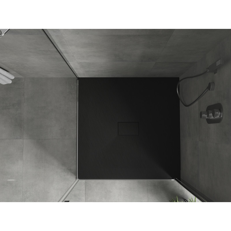 Mexen Hugo receveur de douche carré SMC 100 x 100 cm, noir - 42701010