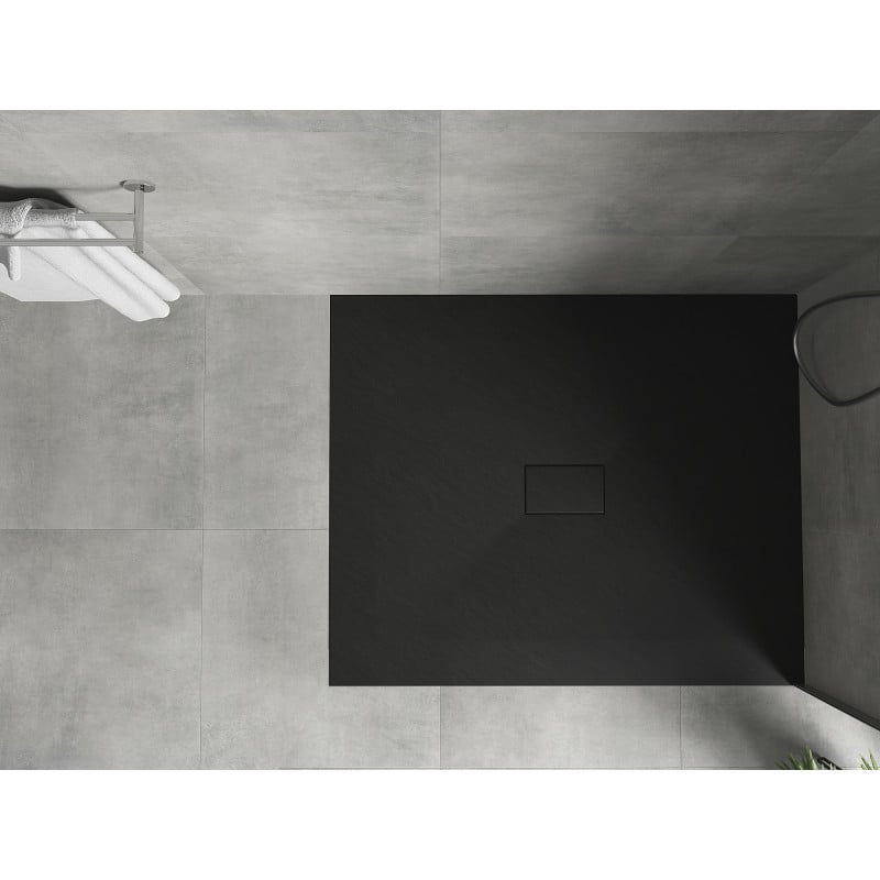 Mexen Hugo receveur de douche rectangulaire SMC 140 x 100 cm, noir - 42701014