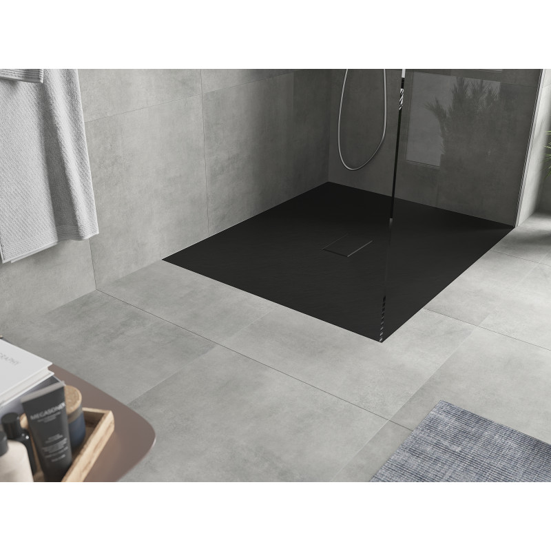 Mexen Hugo receveur de douche rectangulaire SMC 120 x 100 cm, noir - 42701012