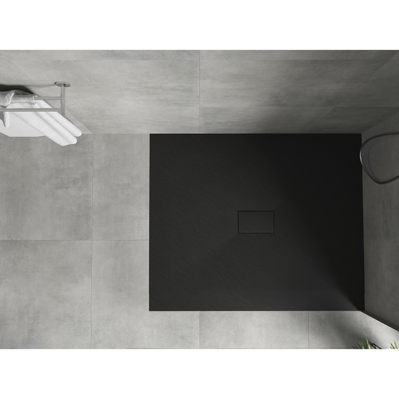 Mexen Hugo receveur rectangulaire SMC 110 x 100 cm, noir - 42701011