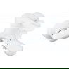 Mexen Sabre mitigeur de baignoire, blanc - 72130-20