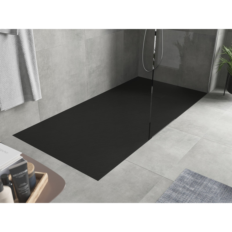 Mexen Hugo receveur rectangulaire SMC 170 x 80 cm, noir - 42708017