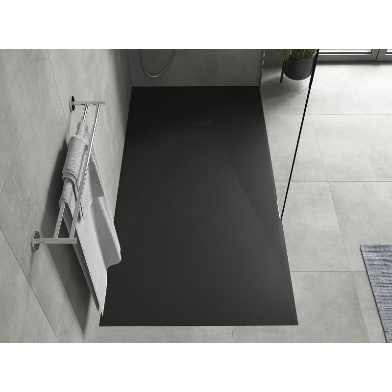 Mexen Hugo receveur rectangulaire SMC 170 x 80 cm, noir - 42708017