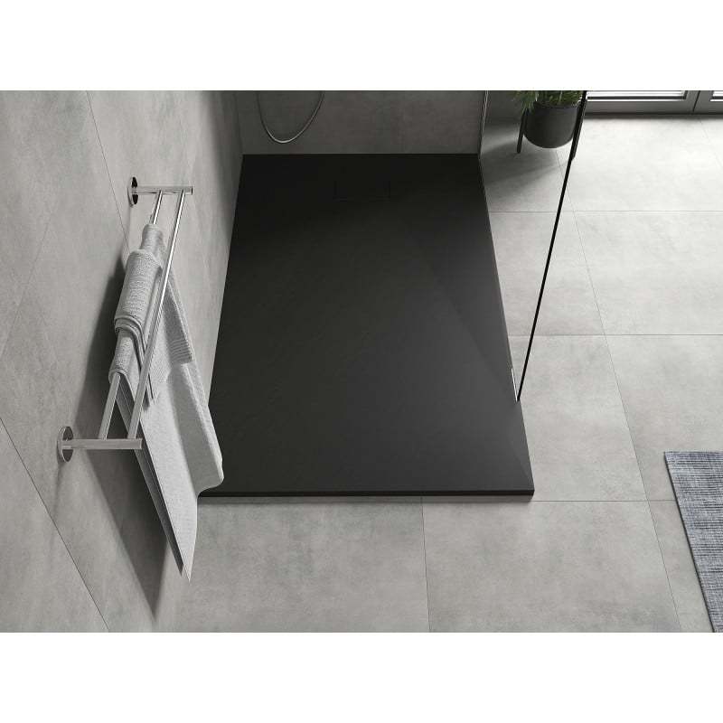 Mexen Hugo receveur de douche rectangulaire SMC 160 x 90 cm, noir - 42709016