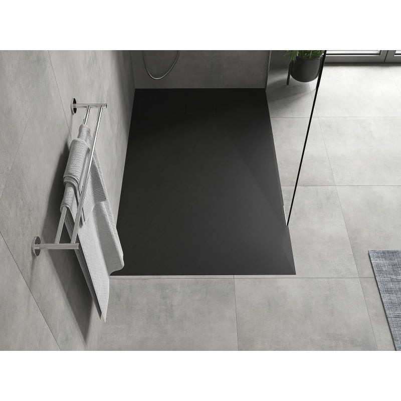 Mexen Hugo receveur de douche rectangulaire SMC 160 x 80 cm, noir - 42708016