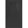 Mexen Hugo receveur de douche rectangulaire SMC 160 x 70 cm, Noir - 42707016