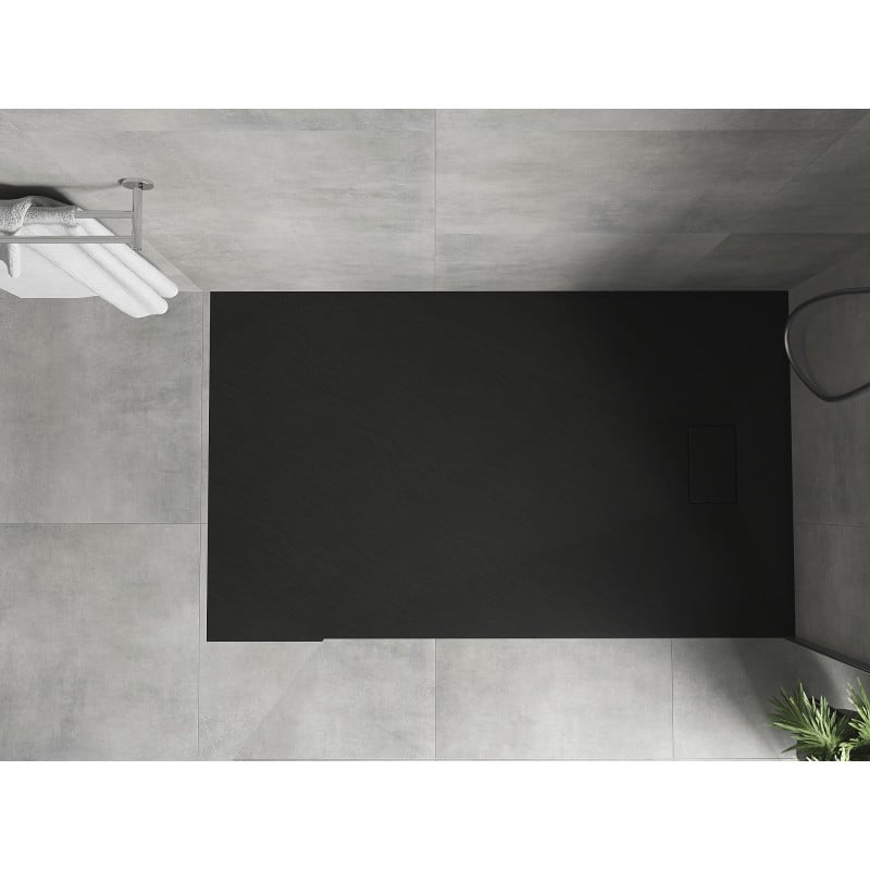 Mexen Hugo receveur de douche rectangulaire SMC 140 x 70 cm, noir - 42707014