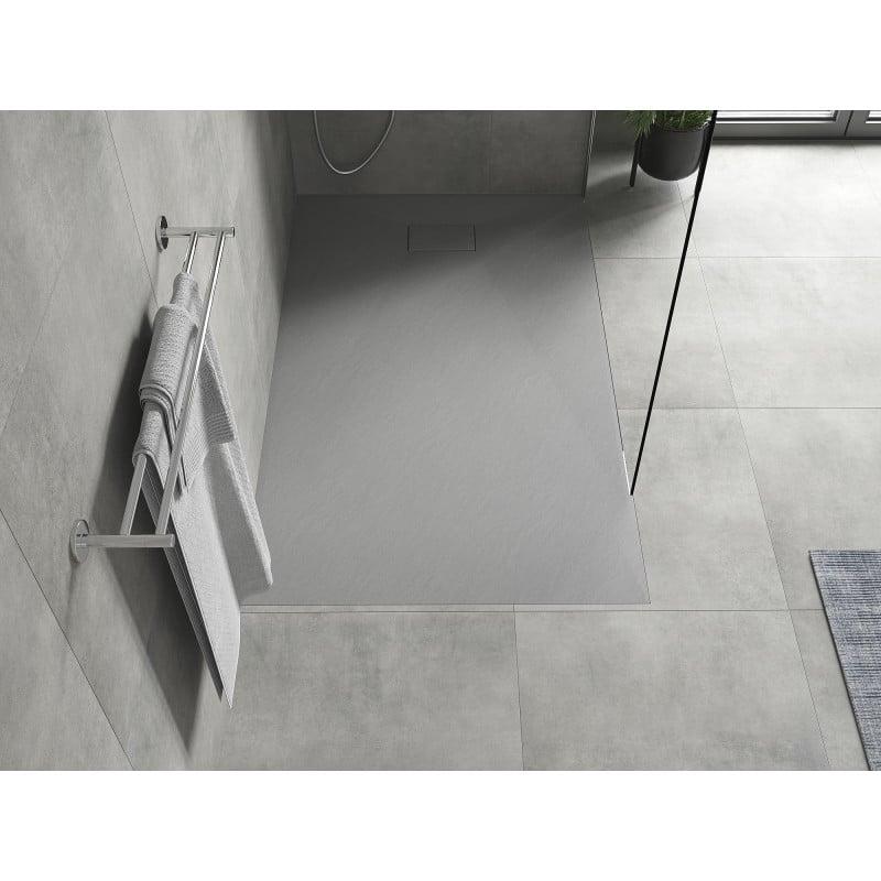 Mexen Hugo receveur rectangulaire SMC 140 x 90 cm, gris - 42619014