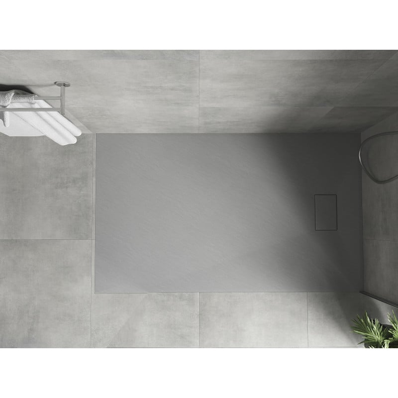 Mexen Hugo receveur rectangulaire SMC 140 x 90 cm, gris - 42619014