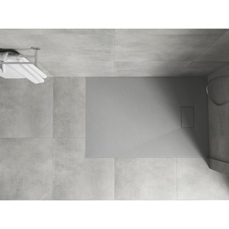 Mexen Hugo receveur de douche rectangulaire SMC 120 x 80 cm, gris - 42618012