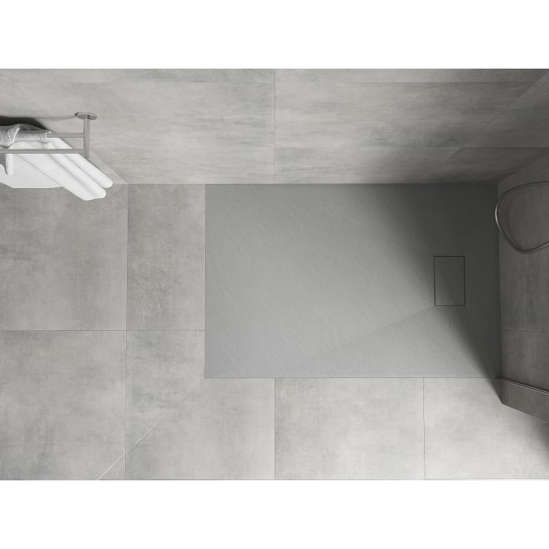 Mexen Hugo receveur de douche rectangulaire SMC 100 x 80 cm, gris - 42618010