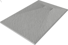 Mexen Hugo receveur de douche rectangulaire SMC 100 x 80 cm, Gris - 42618010