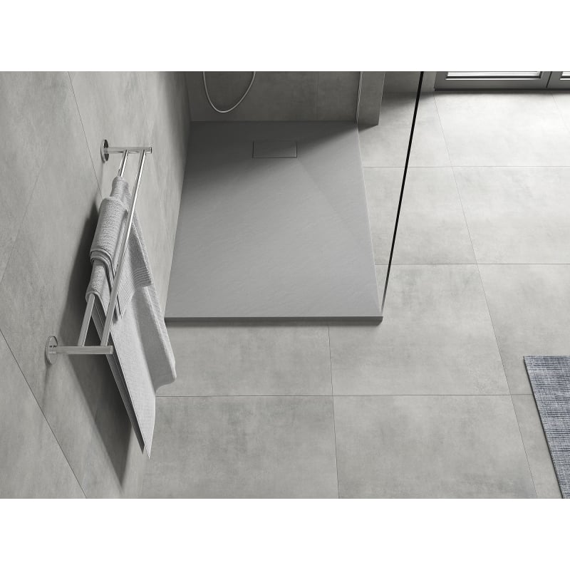 Mexen Hugo receveur de douche rectangulaire SMC 100 x 80 cm, gris - 42618010