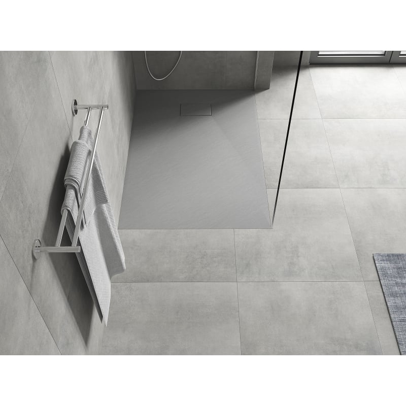 Mexen Hugo receveur de douche rectangulaire SMC 100 x 80 cm, gris - 42618010