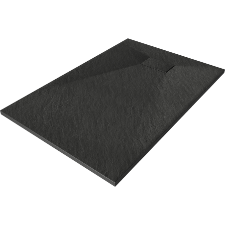 Mexen Hugo receveur de douche rectangulaire SMC 130 x 90 cm, Noir - 42709013