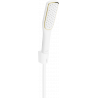 Mexen R-49 ensemble de douche à point, blanc/doré - 785495052-25