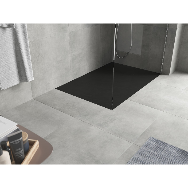 Mexen Hugo receveur de douche rectangulaire SMC 120 x 80 cm, noir - 42708012