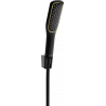 Mexen R-49 ensemble de douche fixé, noir/doré - 785495052-75